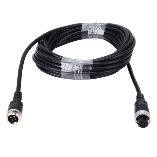 5m M12 4P Aviation Connector Video Audio Extend Cable for CCTV Camera DVR by bashfashion