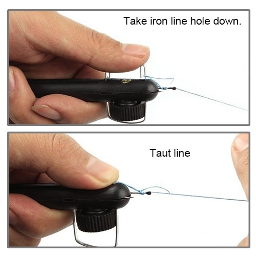 Fishing Line String Knotter Fishing Hook Tie Device Manual Knot Tying Tool by bashfashion