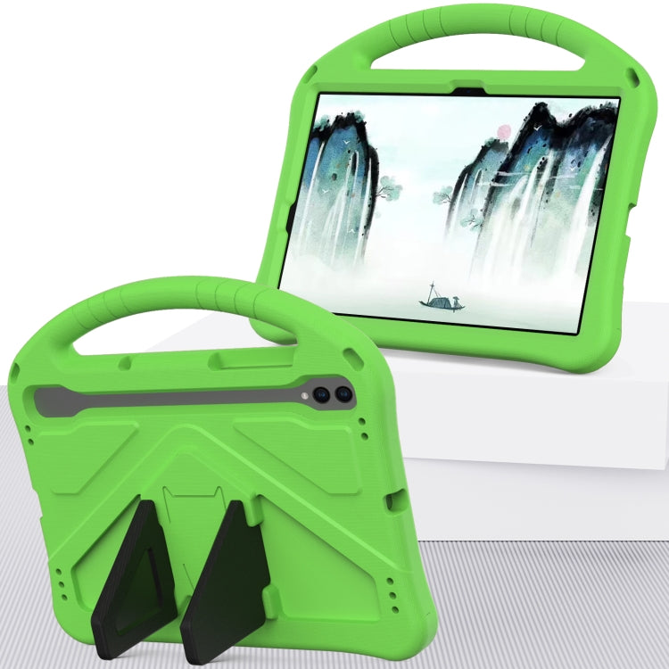 For Samsung Galaxy Tab S10 EVA Shockproof Tablet Case with Holder(Green) by bashfashion