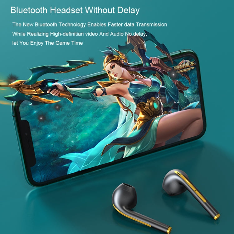 X1 TWS LED Digital Display Wireless Noise Reduction Sport Bluetooth Headphone(Purple) by bashfashion