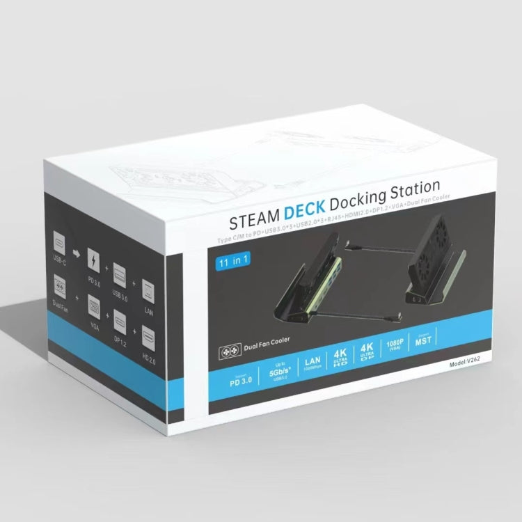 6 -in -1 For ASUS ROG Ally 100W PD Charging Game Console Stand Multifunctional USB 3.0 Docking Station by bashfashion