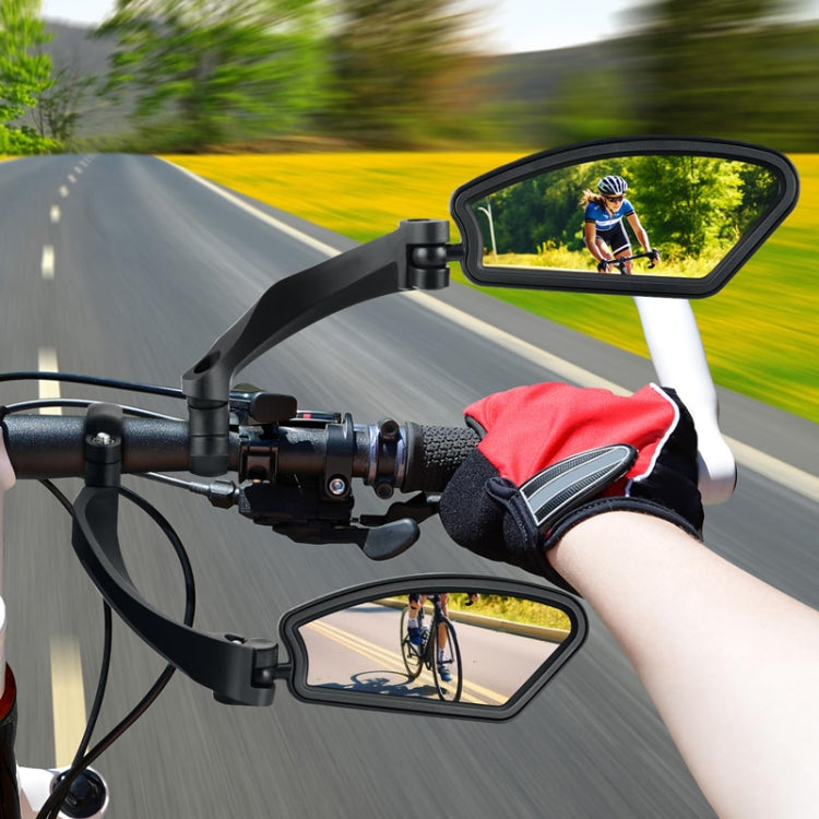 Bicycle Stainless Steel Mirror Foldable Rotating Rearview Mirror, Model: 037 Single Right by bashfashion