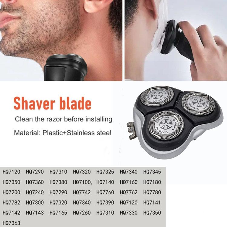 HQ7310 Blade Head for Philips Shaver HQ7360 HQ7340 7390 HQ8 Accessories(White) by bashfashion