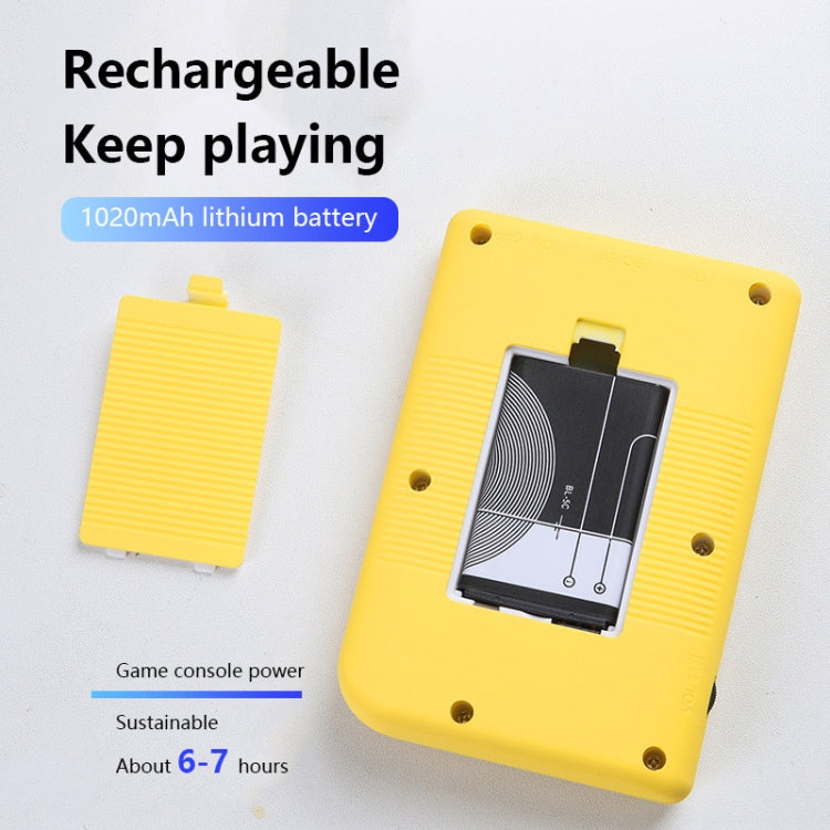 MK800 3.0 inch Macaron Mini Retro Classic Handheld Game Console for Kids Built-in 800 Games, Support AV Output (Grey) by bashfashion