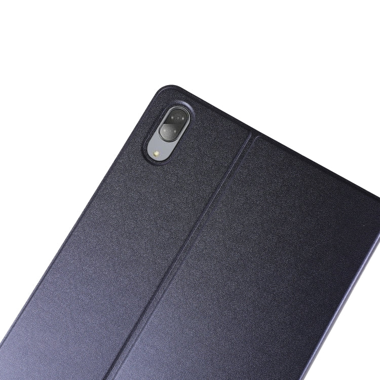 For Lenovo Tab P11 Pro (TB-XJ706F) Voltage Craft Texture TPU Horizontal Flip Protective Case with Holder(Purple) by bashfashion