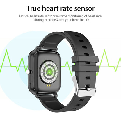 P6 1.54 inch TFT Color Screen IP68 Waterproof Smart Bracket, Support Bluetooth Call / Sleep Monitoring / Heart Rate Monitoring(Black) by bashfashion