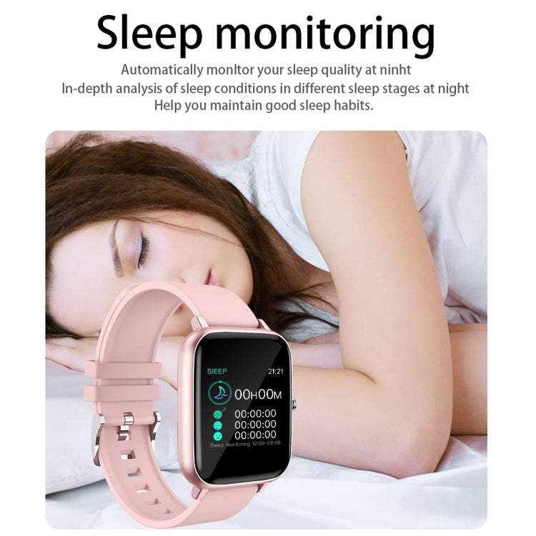 P6 1.54 inch TFT Color Screen IP68 Waterproof Smart Bracket, Support Bluetooth Call / Sleep Monitoring / Heart Rate Monitoring(Black) by bashfashion