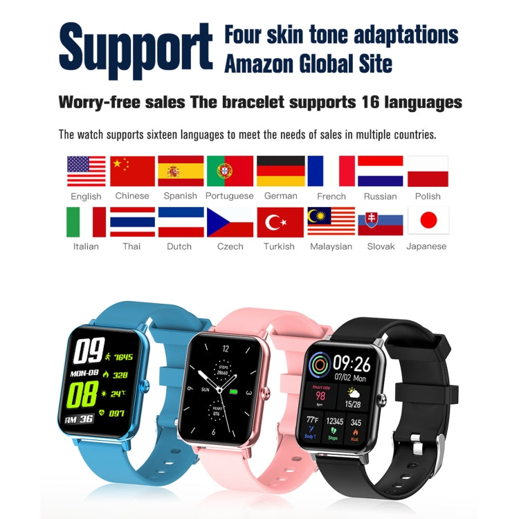 F15 Pro 1.69 inch TFT Screen IP67 Waterproof Smart Watch, Support Body Temperature Monitoring / Sleep Monitoring / Heart Rate Monitoring / Incoming Call Reminder(Black) by bashfashion