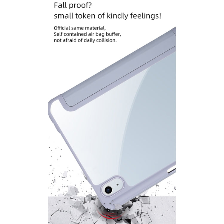 For iPad mini 6 / mini 2024 Mutural Pinyue Series Horizontal Flip Tablet Case with Holder & Pen Slot & Sleep / Wake-up Function(Sky Blue) by Mutural