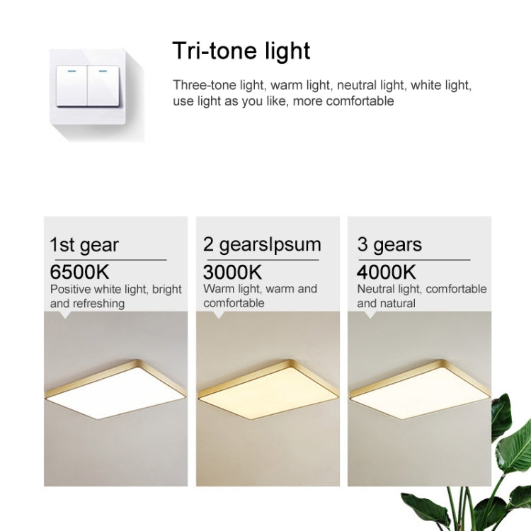 Macaron LED Round Ceiling Lamp, 3-Colors Light, Size:78cm(Pink) by bashfashion