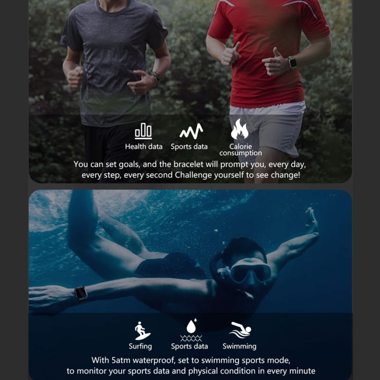 C20 1.71 inch TFT HD Screen Smart Watch, Support Heart Rate Monitoring/Blood Oxygen Monitoring(Black Camouflage) by bashfashion