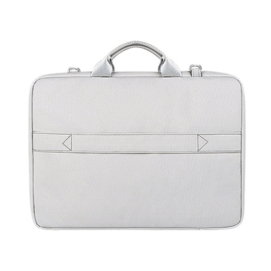 ST11 Polyester Thickened Laptop Bag, Size:14.1-15.4 inch(Silver Gray) by bashfashion