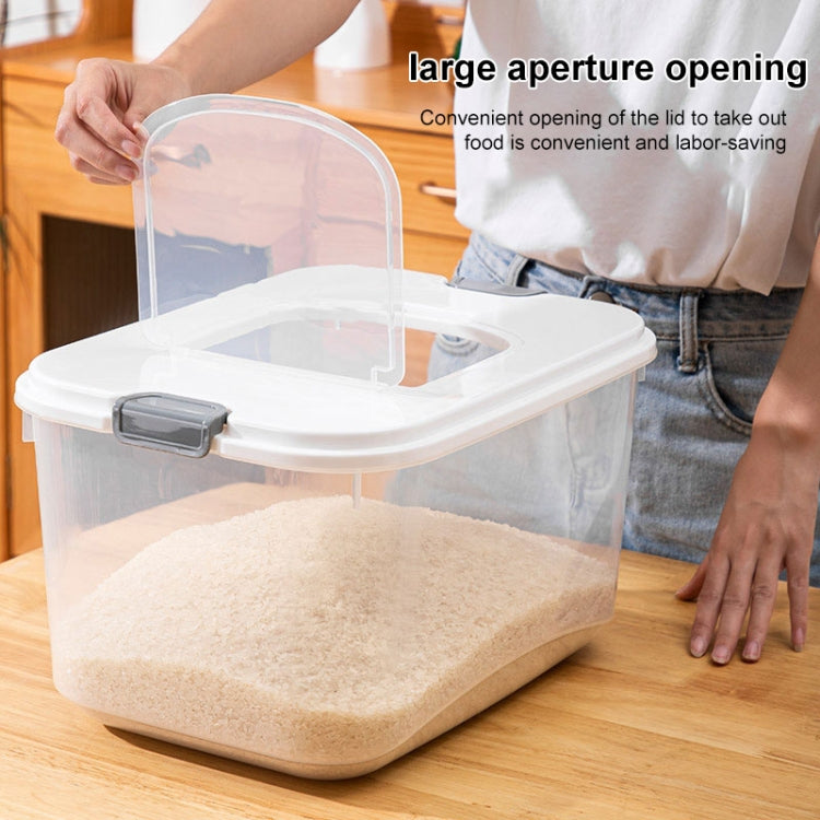 Pull-top Rice Bucket Sealed Insect-proof and Moisture-proof Food Storage Box, Random Color Delivery, Size:Large 12.5kg Capacity by bashfashion