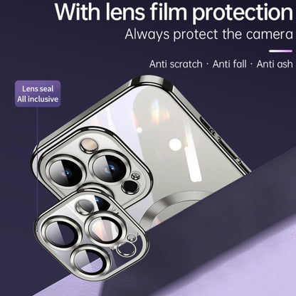 For iPhone 15 Plus SULADA MagSafe Plating TPU Shockproof Phone Soft Case(Black) by SULADA