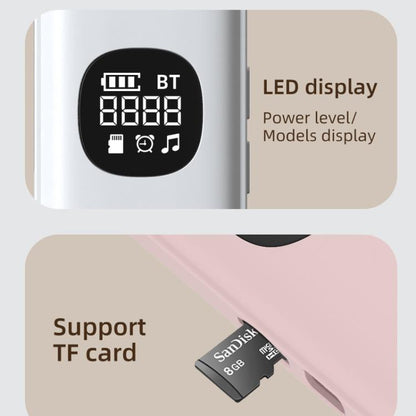 BLD07 Bone Conduction Bluetooth 5.4 Sleep Speaker(Grey) by bashfashion