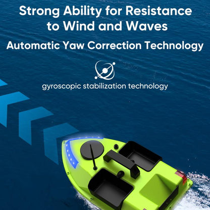 D20 Three Hoppers Smart Control Fishing Bait Boat Support GPS Built-in Light Strip, Plug:UK Plug by bashfashion