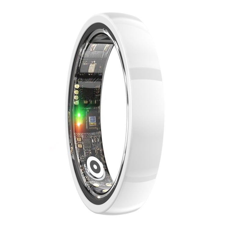 R1000 SIZE 7 Smart Ring, Support Heart Rate / Blood Oxygen / Sleep / Multiple Sports Modes(White) by bashfashion