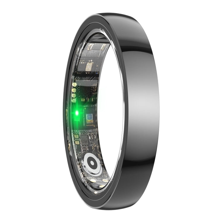 R1000 SIZE 8 Smart Ring, Support Heart Rate / Blood Oxygen / Sleep / Multiple Sports Modes(Black) by bashfashion