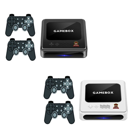 GD10 64G Built-In 30000+ Games Dual System Set-Top Box 3D Home 4K HD TV Game Console Box AU Plug(White) by ANBERNIC