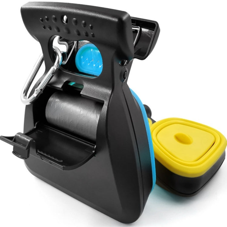 DT Portable Toilet Picker For Pets Outing Folding Clip Collector, Size: 13x10.5x5cm(Blue) by bashfashion