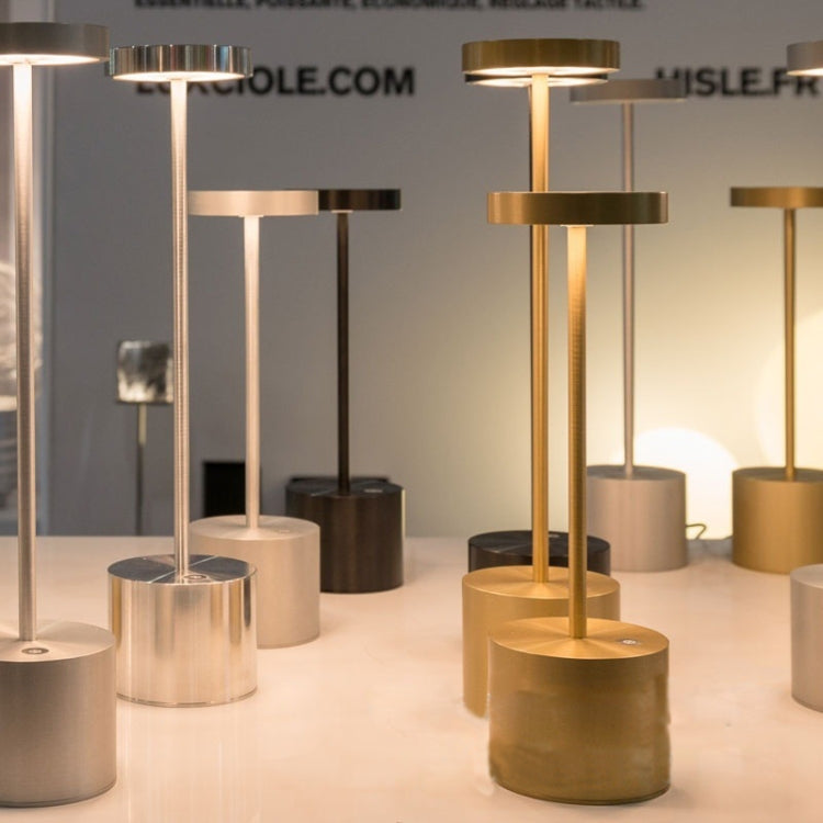 JB-TD003 I-Shaped Table Lamp Creative Decoration Retro Dining Room Bar Table Lamp, Specification: EU Plug(Gold) by bashfashion