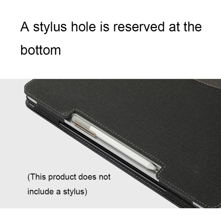 Leather All-inclusive Anti-drop Protective Case For Microsoft Surface Laptop Studio(Herringbone-Dark Gray) by bashfashion