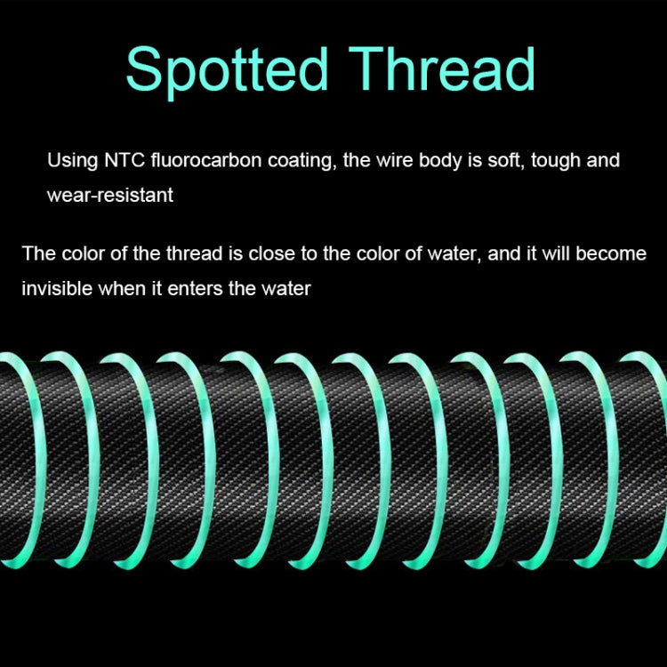 2pcs Outdoor Fishing Anti-tangle Spotted Invisible Line Set with Scale, Size: 3.6m(3.0) by bashfashion