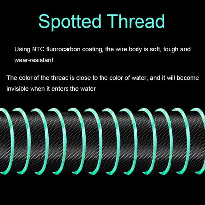 2pcs Outdoor Fishing Anti-tangle Spotted Invisible Line Set with Scale, Size: 5.4m(3.5) by bashfashion