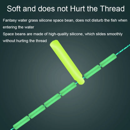 2pcs Outdoor Fishing Anti-tangle Spotted Invisible Line Set with Scale, Size: 5.4m(5.0) by bashfashion