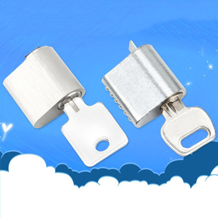 Fire Door Lock Cylinder Door Latch Fittings With Key, Model: Aluminum Core Interlocking+1 Key by bashfashion