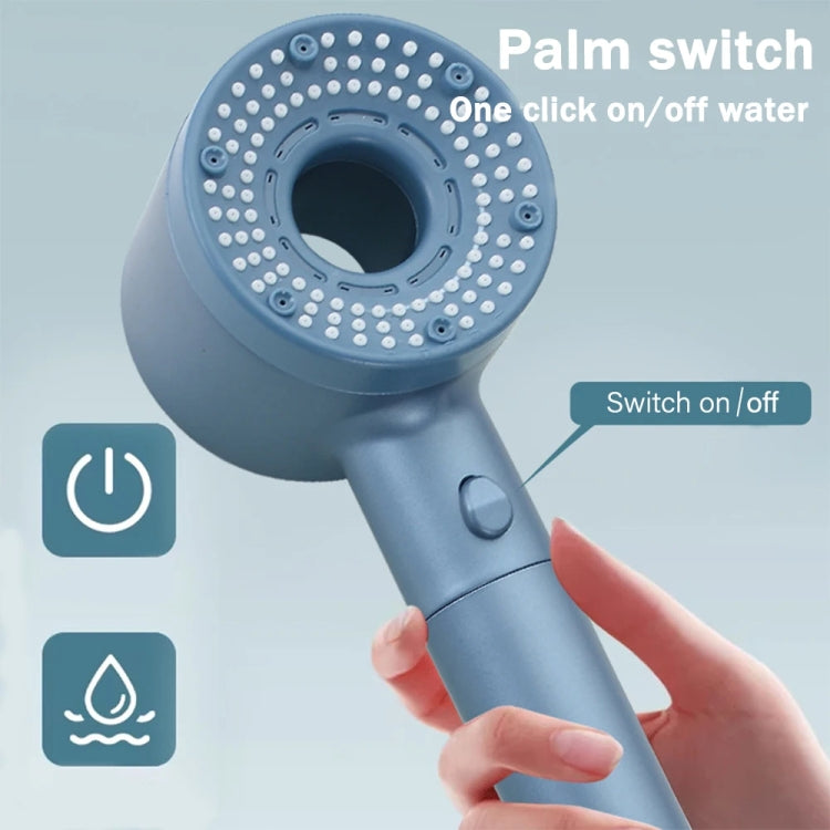 High-Pressure Handheld Shower Head With 5 Spray Modes Filtered Showerhead, Spec: Basic Silver by bashfashion
