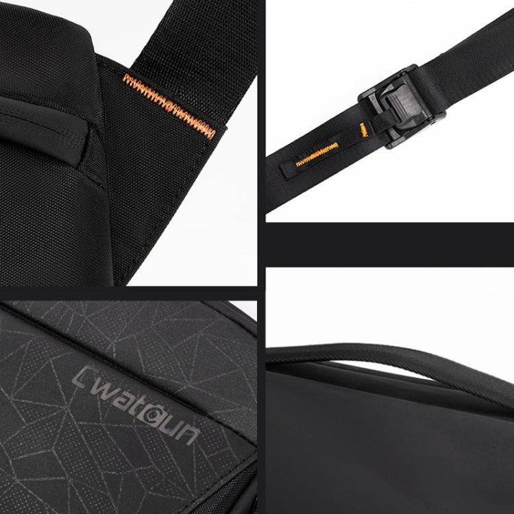 Cwatcun D133 Camera Chest Bag Multi-functional Handheld Slanting Cross Shoulder Camera Casual Bag, Color: Medium Black by Cwatcun