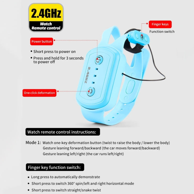 Children RC Car Toy Lights Electric Gesture Sensor Remote Control Twisting Stunt Car, Color: Orange Single RC(1:12) by bashfashion