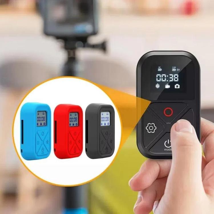 For TELESIN T10 Remote Control Silicone Protective Case Anti-scratch and Drop-proof Cover(Blue) by bashfashion