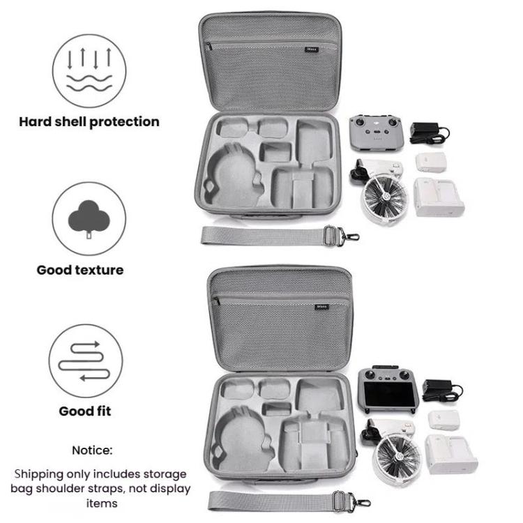 BKANO For DJI Flip Smooth Flying Tri-Power Kit Storage Bag Shock Absorbing Storage Case Backpack(For Normal RC N3) by BKANO