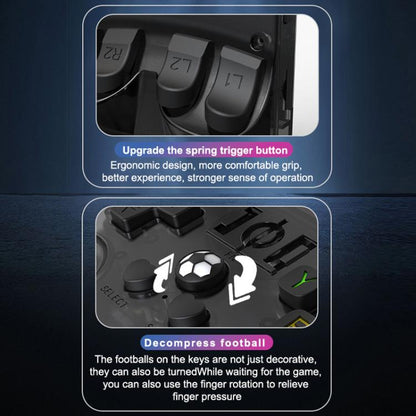 Portable Open Source GBA/FC Arcade Handheld Game Console, Size: 128G(White) by bashfashion