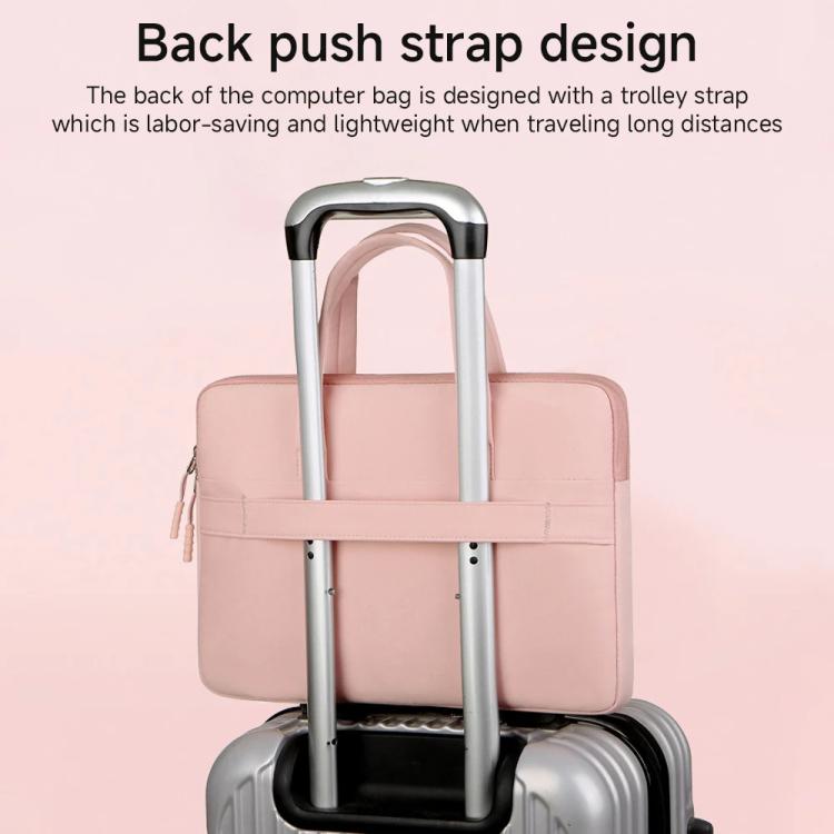 15-15.6inch Universal Laptop Bag Briefcase Multifunctional Shockproof Computer Bag, Color: Gray by bashfashion