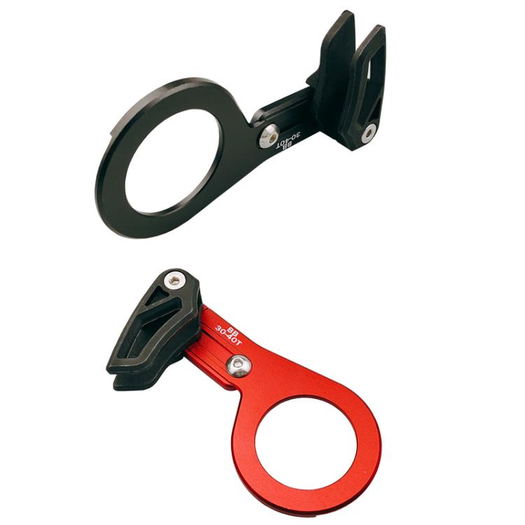 Bicycle Front Derailleur Single-Plate Positive Negative Tooth Chain Guide, Color: BB Center Shaft Model Black by BIKERSAY